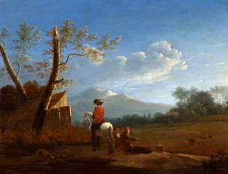 Landschaft mit Vogelfängern, ca. 1670